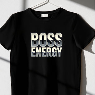 Camiseta É Dando Energia ao Chefe