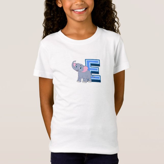 Camiseta E de Elefante  (Frente)