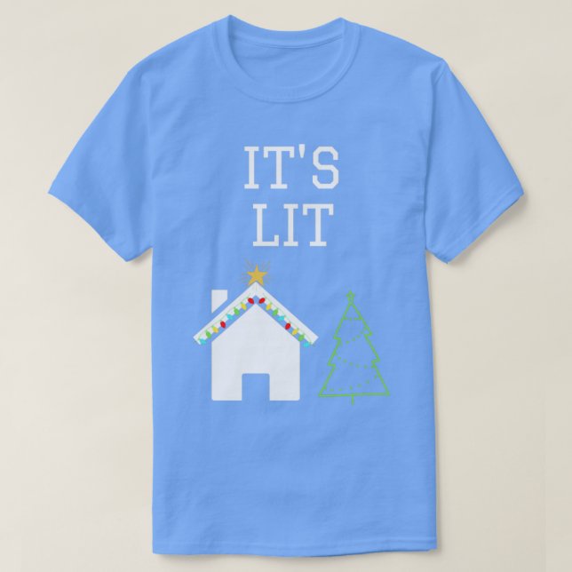 Camiseta É design de Natal (Frente do Design)
