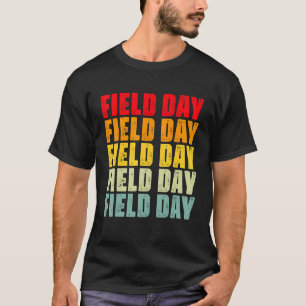 Camiseta É dia de campo Ya'll Teacher Field Day 2022 Retro