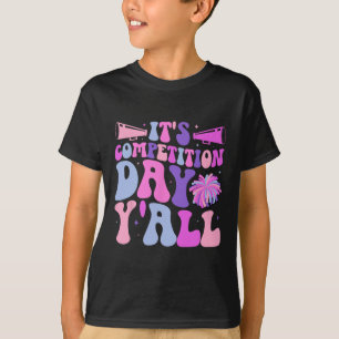 Camiseta É Dia de Competição de Cheer Dia de Comp de Cheerl