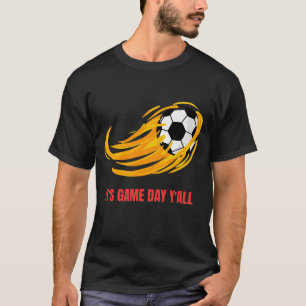 Camiseta É Dia de Jogo Galera Bolsa de Saco de Bola de Fute