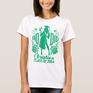 Camiseta E Did Purple Formatura Feminina