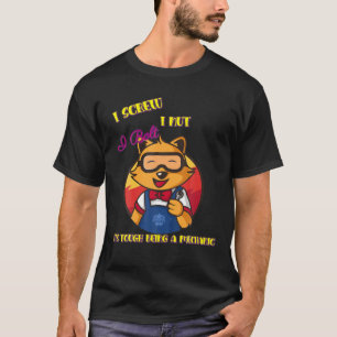 Camiseta É Difícil ser um Engraçado Mecânico Sarcástic