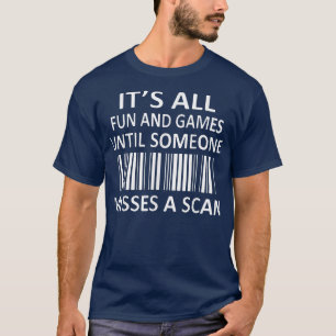 Camiseta É divertido e jogos até que alguém perca uma digit
