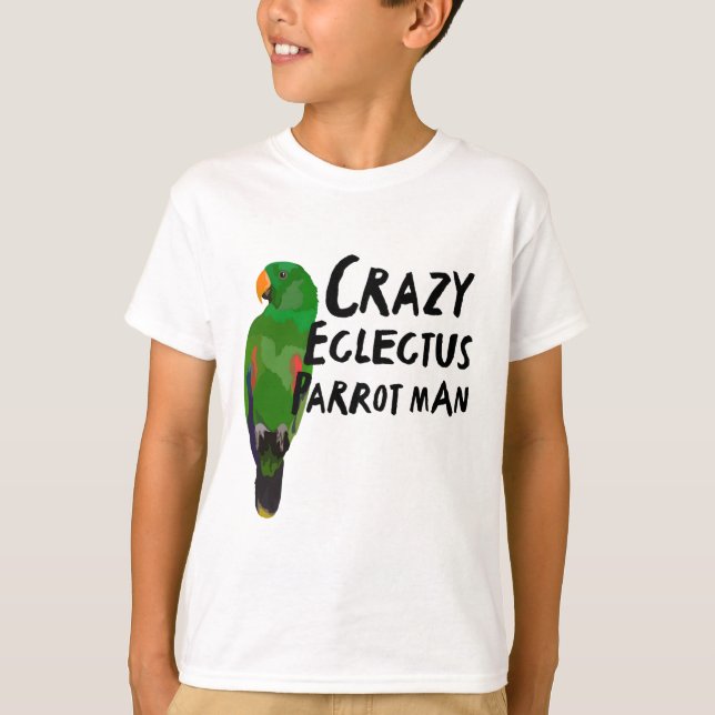 Camiseta E é para Eclectus Parrot (Frente)