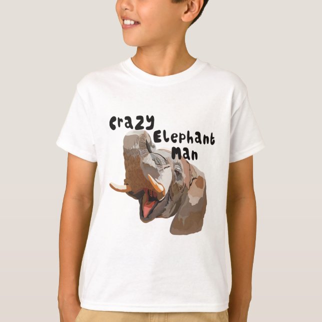 Camiseta E é para elefante (Frente)