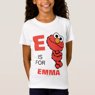 Camiseta E é para Elmo   Adicione seu nome