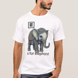 Camiseta E é para o elefante T-Shirt