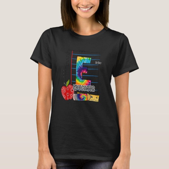 Camiseta E É Pela Apreciação Do Educador Primeiro Dia Da Es (Frente)