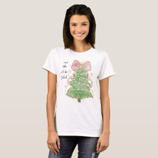 Camiseta E Ele Será Chamado De Árvore De Natal Desenhada À