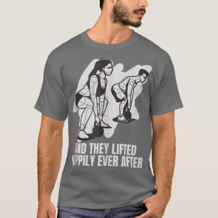 Camiseta E Eles Levantaram Felizmente Depois Do Casal De Gy