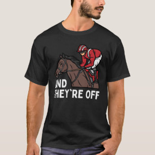 Camiseta E ELES PARTEM Dia da Corrida de Cavalos Derby Cav