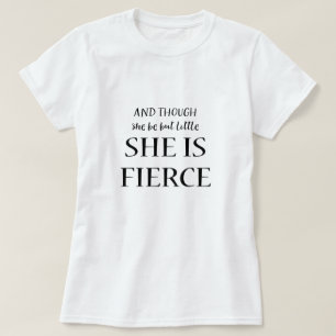 Camiseta E Embora Ela Seja Pouco Pequena, Ela É Uma Elevada