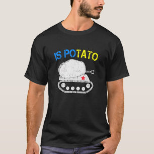 Camiseta É Engraçado De Batata Ucrânia Suporte A Piadas Ucr