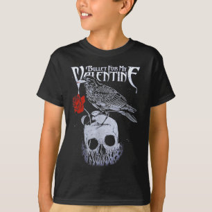 Camiseta É Engraçado Para As Minhas Rosas De Caveira De Val