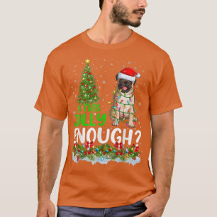 Camiseta É Engraçado Que Este Papai noel Jolly Chega De Pug
