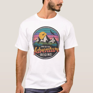 Camiseta E Então Começa A Aventura - A Aventura Da Natureza