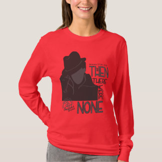 Camiseta E então não havia nenhuns