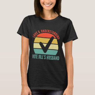 Camiseta E entender o marido de Vote Jill Joe Biden 20