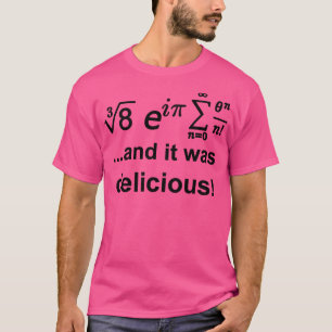 Camiseta e era deliciosa equação matemática 4