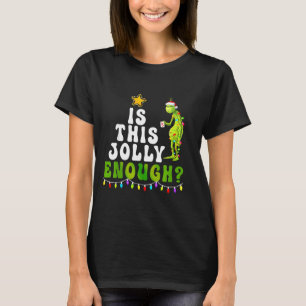 Camiseta É Esta Árvore de Natal Verde Alegre o Suficiente L