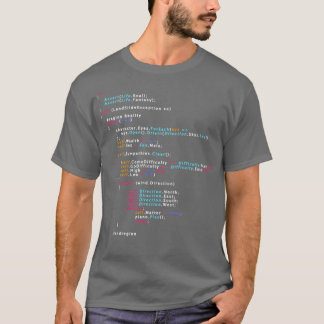 Camiseta É Este O Zip De Cor De Programação De Codificação