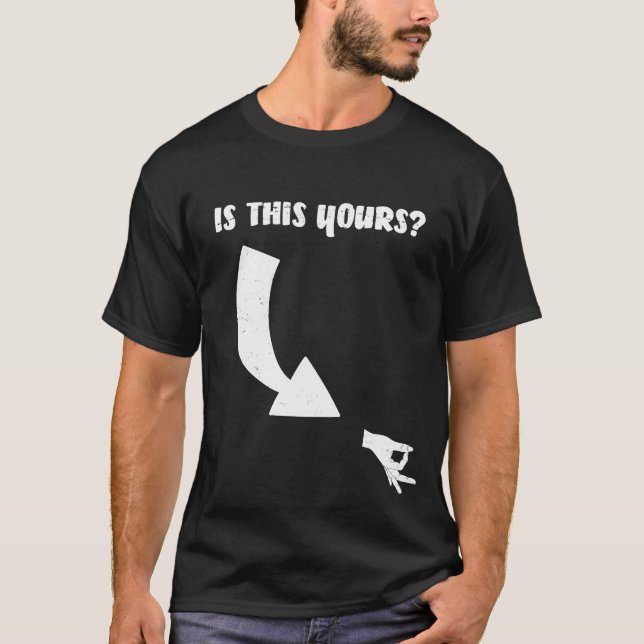 Camiseta É este seu? Mão aprovada aprovada do jogo do (Frente)