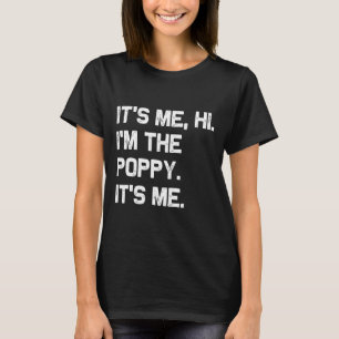 Camiseta É Eu Olá Eu Sou O Poppy É Eu Divertido Fa