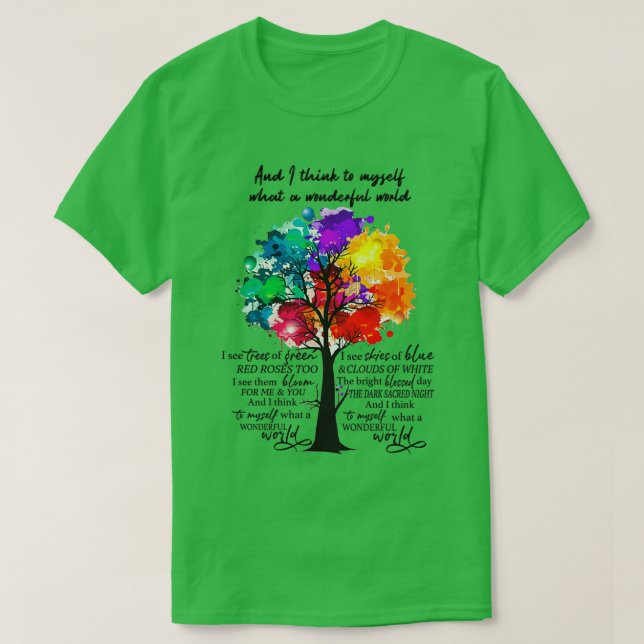 Camiseta E Eu Penso Em Mim Mesma Que Um Fantástico Hippi Do (Frente do Design)