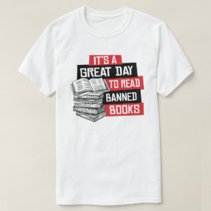 Camiseta É excelente dia para ler livros proibidos
