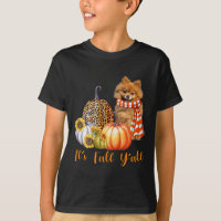 É Fall Y'all Pomeranian Dog Leopard Pumpkin Fal