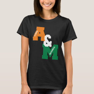 Camiseta É FAMULY A&M Letra Colegiada Orgulho HBCU