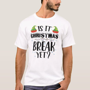 Camiseta É Férias de Natal Ainda Piada de Férias Professor