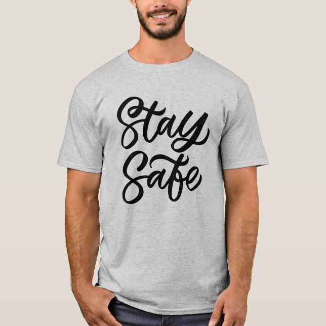 Camiseta E Fique Seguro (Frente)