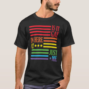 Camiseta É Gay Aqui Ou Só Eu, Orgulhosa, Lgbt Orgulho gay