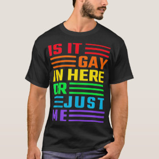Camiseta É Gay Aqui Ou Sou Apenas Eu, O Orgulho LGBT?