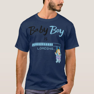 Camiseta É gênero de menino que revela o bebê recém-nascido
