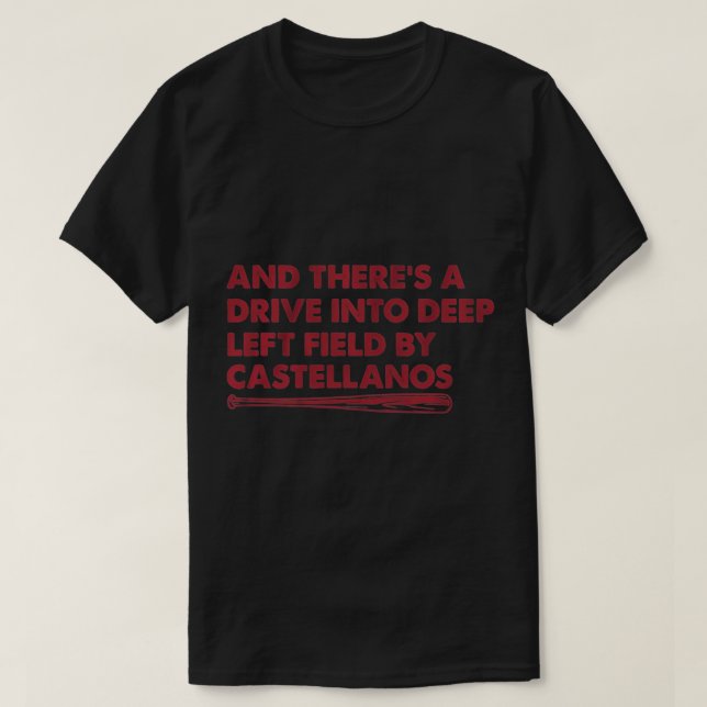 Camiseta E há uma movimentação para o fundo do campo esquer (Frente do Design)