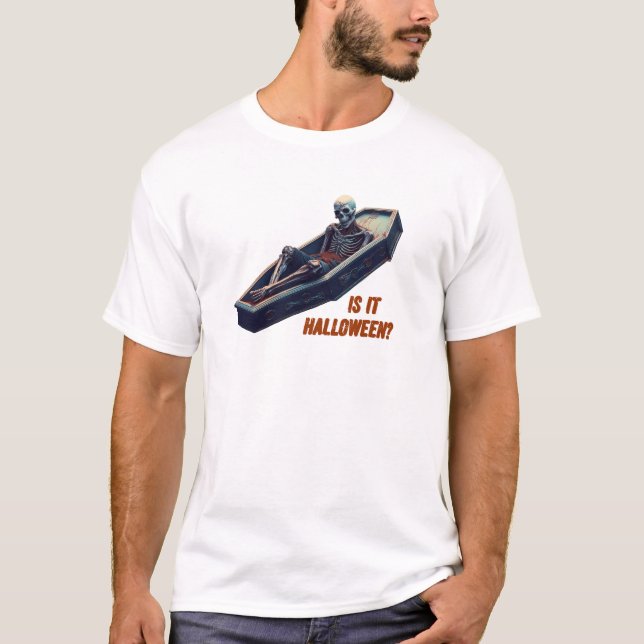 Camiseta É Halloween? (Frente)