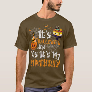 Camiseta É Halloween E Sim É Minha Fúria De Aniversário