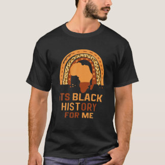 Camiseta É História Negra Para Mim Dar Um Primo Africano Ar