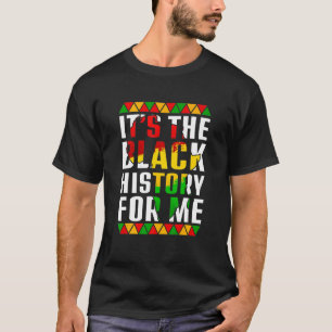 Camiseta É história negra para mim Orgulho Africano BHM M