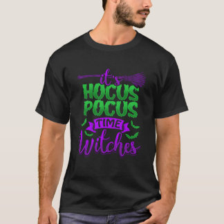 Camiseta É HOCUS POCUS TIME ASSISTIA Hallowee Engraçado