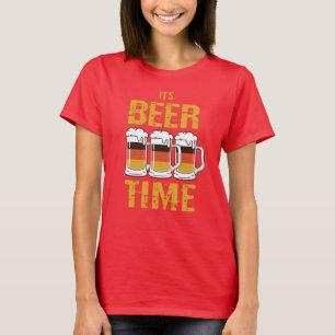 Camiseta É hora da cerveja