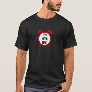 Camiseta É Hora da Maconha - presentes engraçados para home