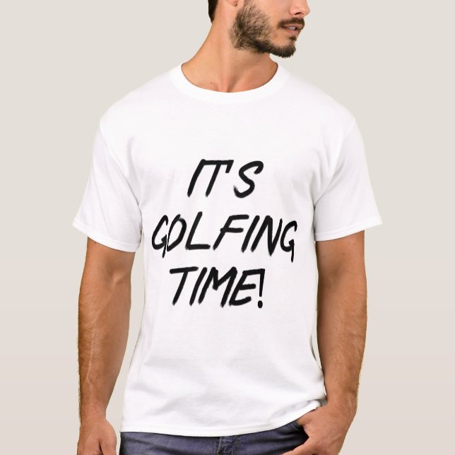 Camiseta É hora de golfe! (Frente)