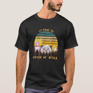 Camiseta É Hora De Lankic S Box Rock E Roll Musi