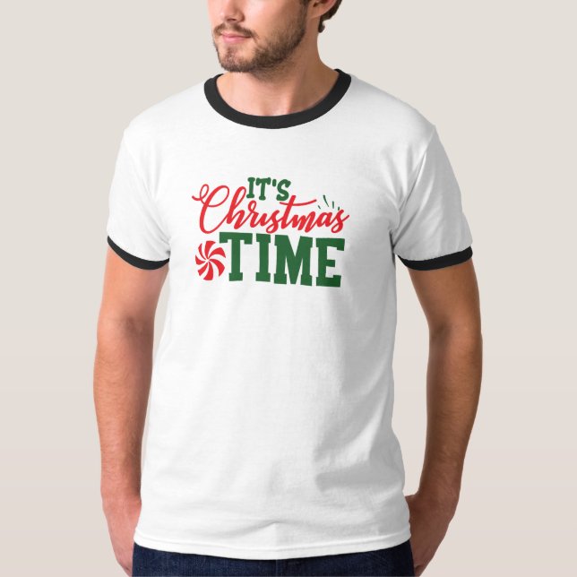 Camiseta É hora de Natal (Frente)