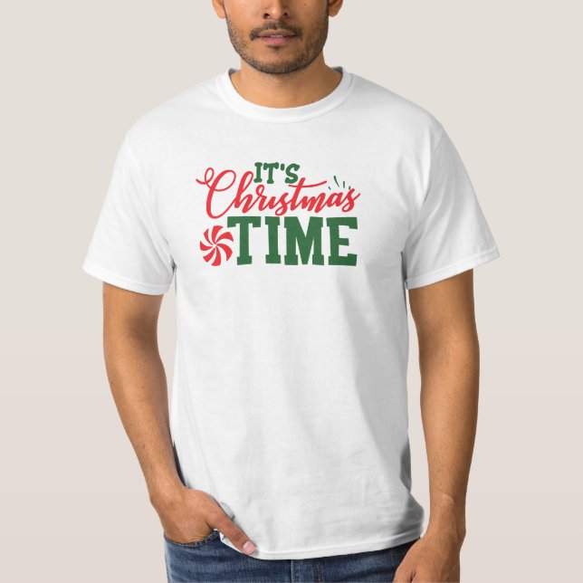Camiseta É hora de Natal (Frente)